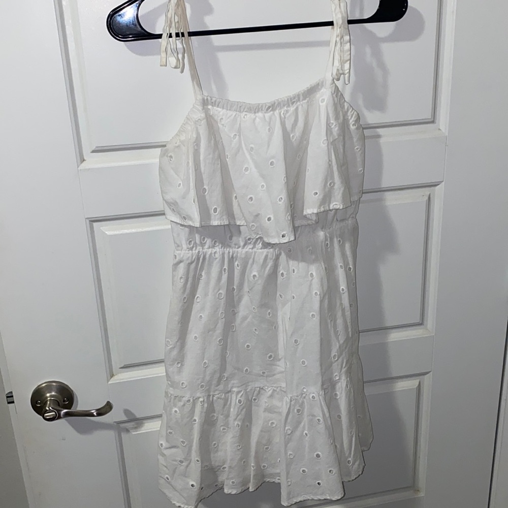 White beach dress